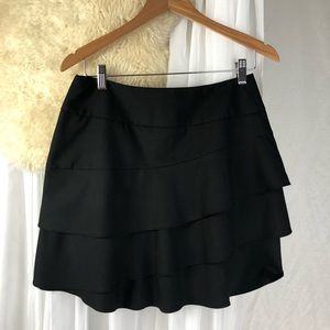 THE LIMITED/ tiered ruffle mini skirt